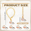 4Pcs Alloy Enamel Wine Glass Charms HJEW-LP00034-2