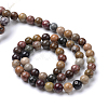 Natural River Stone Beads Strands X-G-R412-24-8mm-2