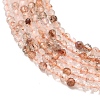 Natural Copper Rutilated Quartz Beads Strands G-P629-A01-01-4