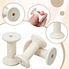 80Pcs Wooden Empty Spools for Wire WOOD-WA0001-02-4