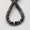 Non-magnetic Synthetic Hematite Beads Strands G-Q906-7mm-1