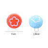 Opaque Acrylic Beads MACR-YW0001-18G-2