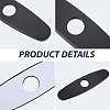 Oval Stainless Steel Faucet Hole Covers STAS-WH20001-18C-EB-5