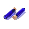 Tube Glass Cork Bottles Ornament AJEW-O032-04B-2
