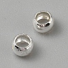 Rondelle Brass Crimp Beads KK-WH0365-001D-S-2