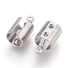 Tarnish Resistant 304 Stainless Steel Folding Crimp Ends STAS-P207-03P-B-2