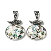 Natural Paua Shell Pendants FIND-Z032-04C-1