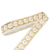 Vintage Jacquard Polyester Ribbon OCOR-WH0101-259B-1