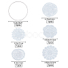 Cup Mat Cotton Coaster AJEW-GF0002-10-2