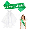 1Pc Cloth Ribbon Bride's Etiquette Shoulder Strap AJEW-NB0008-95-1