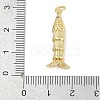 Brass Micro Pave Cubic Zirconia Pendants KK-Q028-69G-02-3