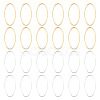 24Pcs 2 Colors Brass Linking Rings KK-TA0003-06-1