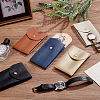 Nbeads 5Pcs 5 Colors Rectangle Imitation Leather Single Watch Storage Bag ABAG-NB0002-03-5