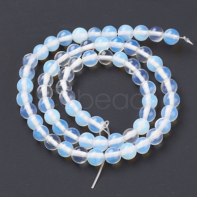 Opalite Beads Strands G-S259-48-6mm-1