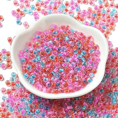 Transparent Glass Round Seed Beads SEED-B001-05A-14-1
