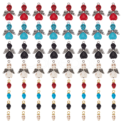 Synthetic Turquoise Pendants G-PH0036-02-1