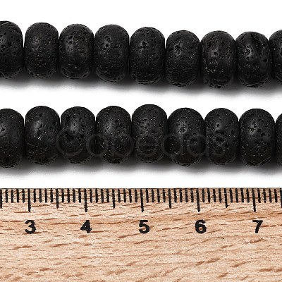 Natural Lava Rock Beads Strands G-A280-A18-03-1