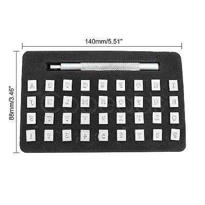 Leather Stamping Tool Kits AJEW-WH0129-18P-1
