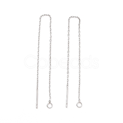 Non-Tarnish 304 Stainless Steel Stud Earring Finding X-STAS-E161-06P-1