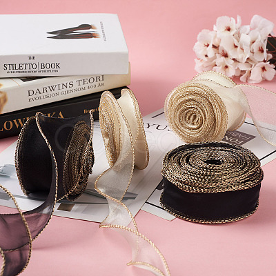 2 Cards 2 Style Organza Ribbon OCOR-YS0001-08A-1