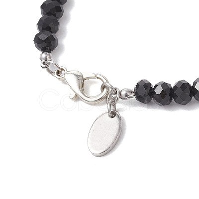 6Pcs 6 Colors Natural & Synthetic Gemstone & Glass Round Beaded Bracelets for Women BJEW-JB12210-1