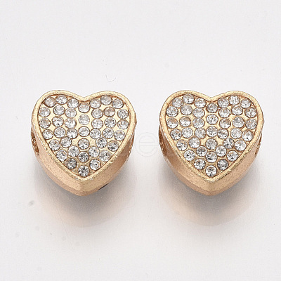 Golden Plated  Alloy European Beads MPDL-S067-21-1