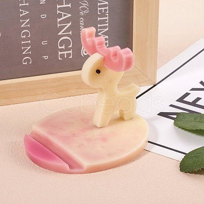 4Pcs 4 Style DIY Mobile Phone Holders Silicone Mold DIY-MP0001-12-1