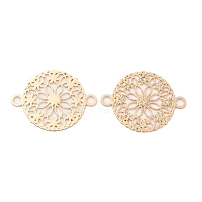 Long-Lasting Plated Brass Connector Charms KK-K336-18KCG-1