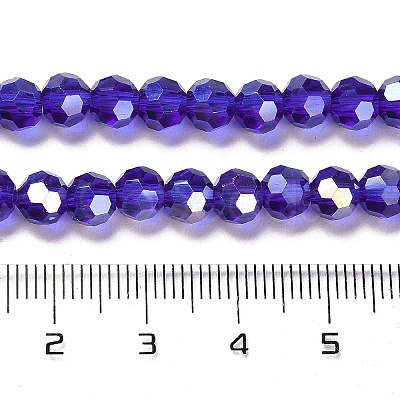 Transparent Glass Beads EGLA-A035-T6mm-B06-1