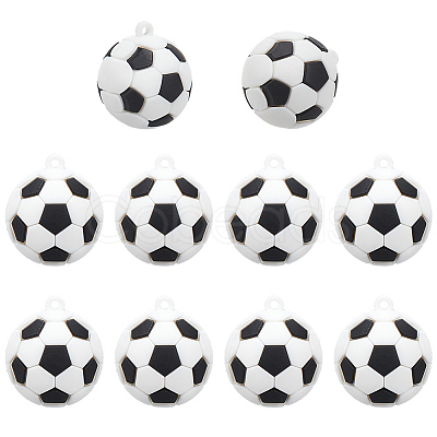 10Pcs PVC & Iron Charms FIND-SC0022-19-1