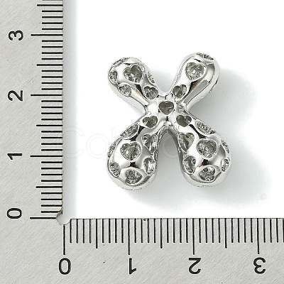 Rack Plating Brass Cubic Zirconia Pendants KK-S378-02P-X-1