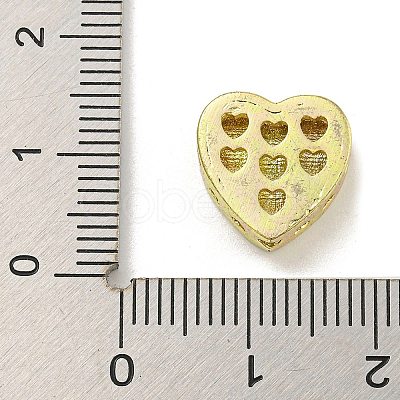 Rack Plating Brass Enamel Beads KK-C074-13G-01-1