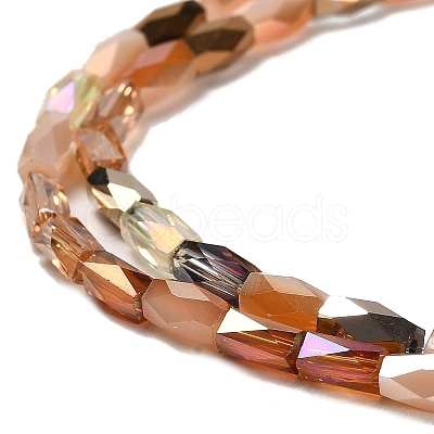 Electroplate Glass Beads Strands EGLA-D030-07B-1