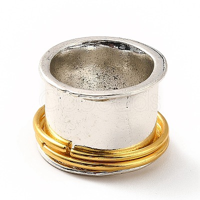 Rotatable Compass Pattern Alloy Finger Ring LS-RJEW-F123-09AS-1