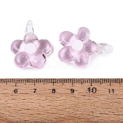 Handmade Lampwork Pendants LAMP-Q039-21E-1