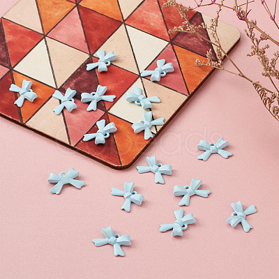 Spray Painted Enamel Pendants ENAM-TAC0005-04I-1