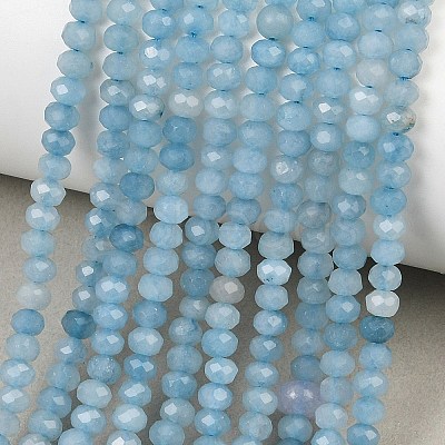 Dyed Natural Whie Jade Beads Strands GG-CBAF9EE-A24-3x4mm-1