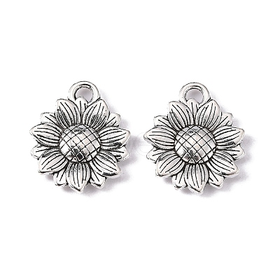 Sunflower Tibetan Style Alloy Pendants LS-X-TIBEP-R344-35AS-LF-1