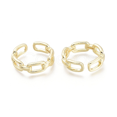 Brass Cuff Rings LS-RJEW-F103-04-G-1