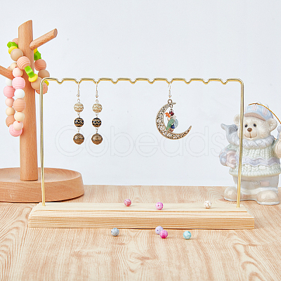 Wood Earring Displays EDIS-WH0021-08-1