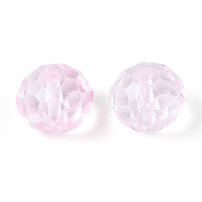 Baking Paint Transparent Glass Beads X1-GLAA-N011-10mm-10-1