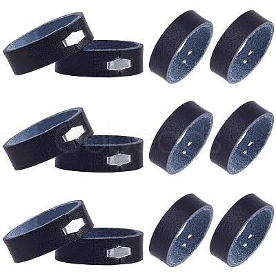 100Pcs Leather with Alloy Waist Belt Keeper Rings FIND-CP0002-45B-1