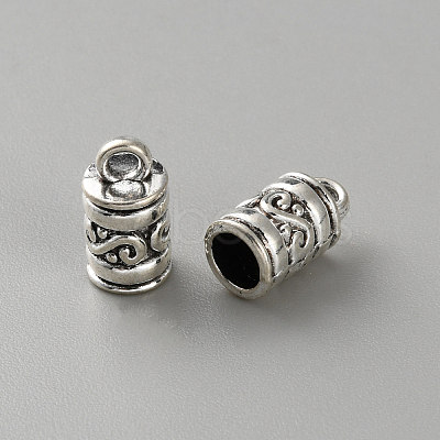 Tibetan Style Alloy Cord Ends FIND-WH0148-528A-1