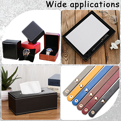 Waterproof Laser PU Leather Fabric DIY-WH0622-060B-1