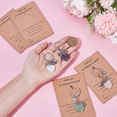 Alloy Resin Keychains KEYC-WH0038-46-1