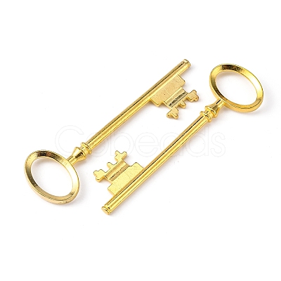 Tibetan Style Alloy Skeleton Key Large Pendants LS-TIBEP-S105-G-RS-1