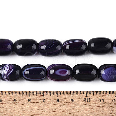 Natural Agate Beads Strands G-N356-02A-08-1