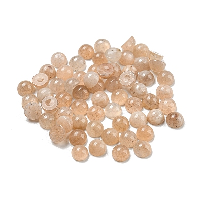 Natural Sunstone Cabochons G-H309-03-60-1
