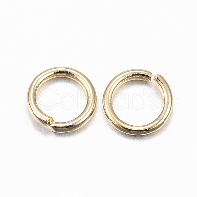 304 Stainless Steel Open Jump Rings X-STAS-H558-04G-1