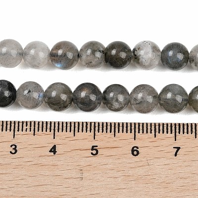 Natural Labradorite Beads Strands G-Z133-A01-7mm-01-1